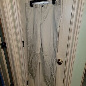 Mens Sz 34 x 33 Lacoste Tan Khaki Pants Slim Fit